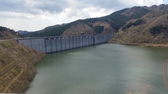 最後のダム巡り県内最大の小山ダム02