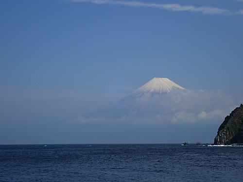 イイ春富士山！