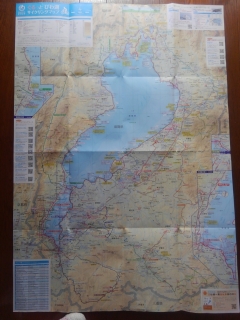 琵琶湖サイクリングマップ