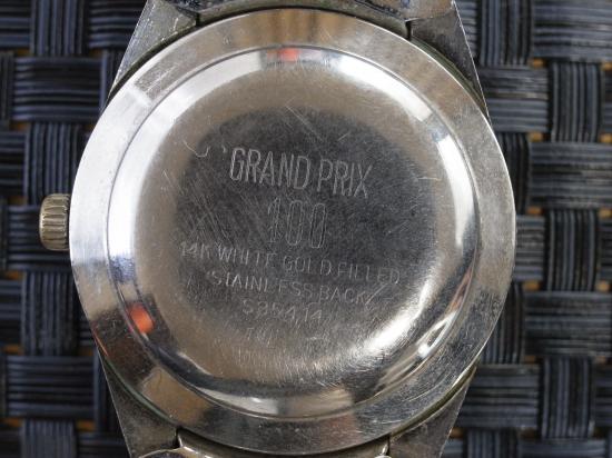 Grand Prix 100 14K White Gold Fieled SS Back Cap