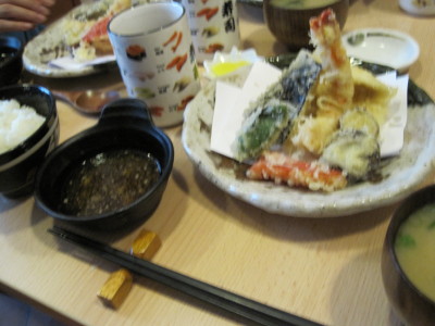 日本レストランＡ お友達の食べた天ぷらランチ